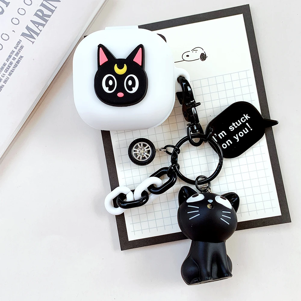 Capa de fone de ouvido bonito, capa de silicone anti-choque para Samsung Galaxy Buds Live, fone de ouvido, 2020