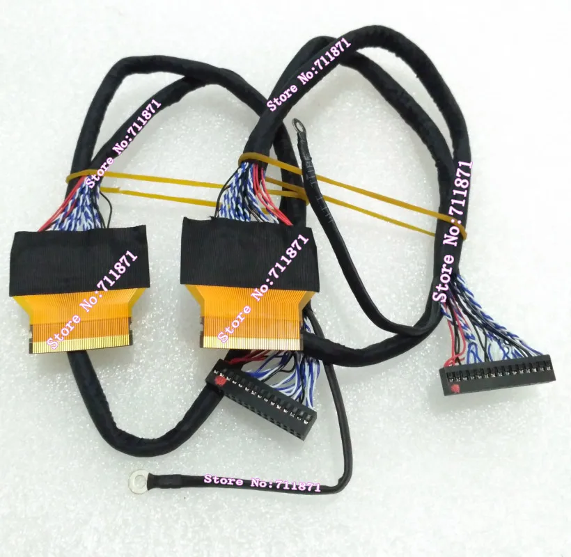 

51Pin FFC FPC LVDS Screen Cable Line for LG SamSung Screen 51P 51 Pin FPC FFC LVDS 2ch 8Bit Screen Line cable FPC LVDS Cord Wire