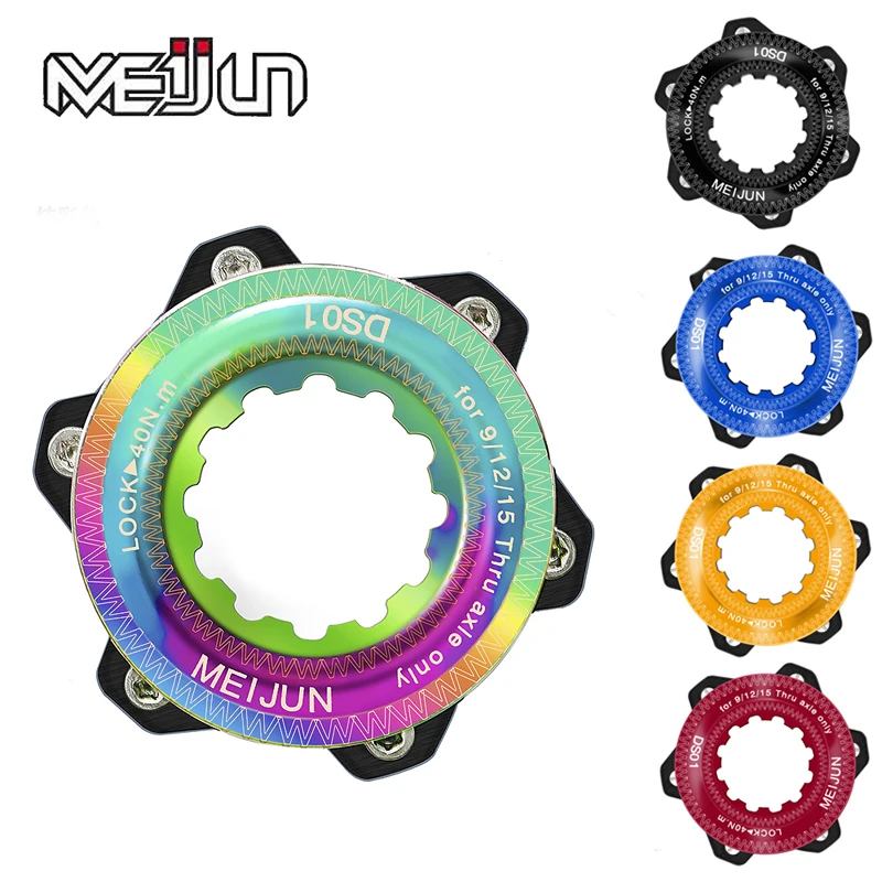 

MEIJUN Centerlock to 6-hole Adapter Center Lock conversion 6 hole Brake Disc Center Lock for 6 Bolt SM-RTAD05 / SM-RTAD10