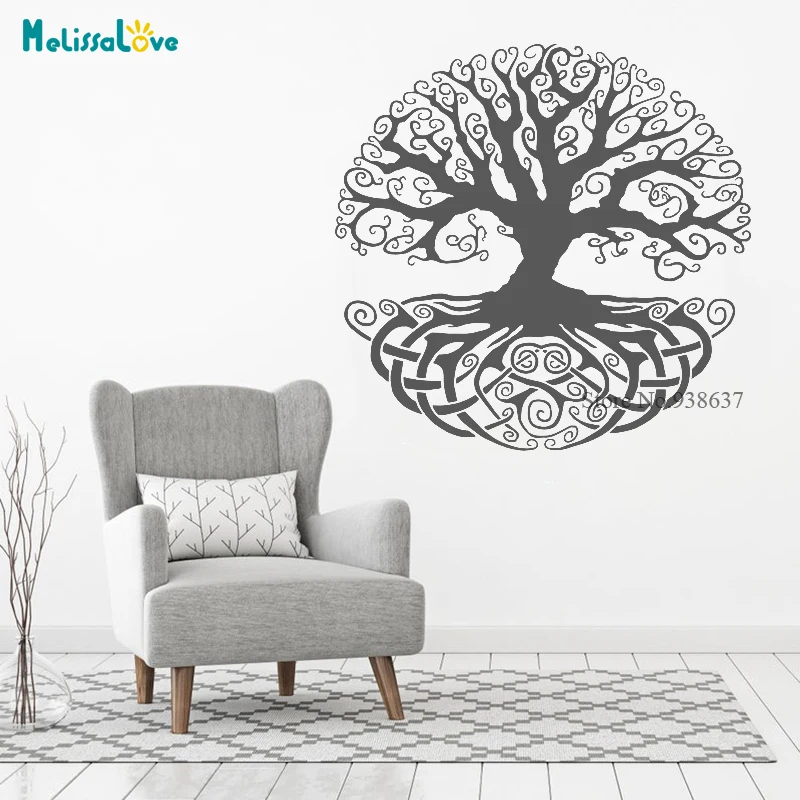 Big Size Life Tree Kabbalah Symbol Living Room Bedroom Decal Home Window Decor BB188