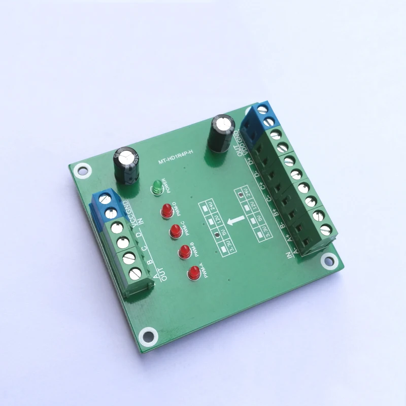 High-speed pulse signal 2MHz MCU PLC 3.3V 5V 12V 24V voltage level conversion module NPN output Optocoupler isolation