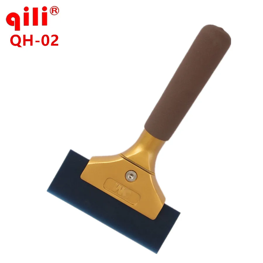 QH-02 Squeegee Rubber  Aluminum Long Handle Scraper Tools With Blue Max Rubber Blades Imported Pro Power Squeegee