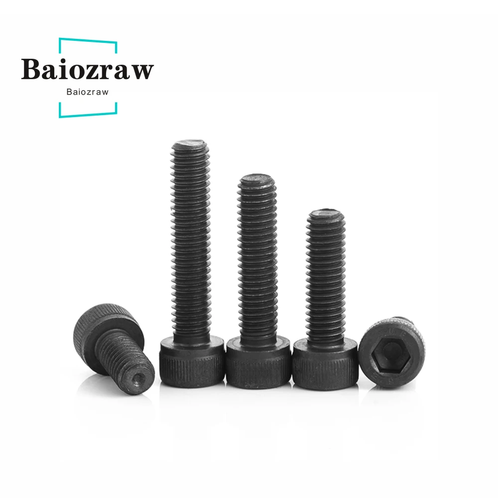 Hexagon Socket Screw Cup Head Bolt Screw M6 M8 M10 12.9 Grade Carbon Steel Allen Screw Din912 Hex Screw with Key 3D Printer Part