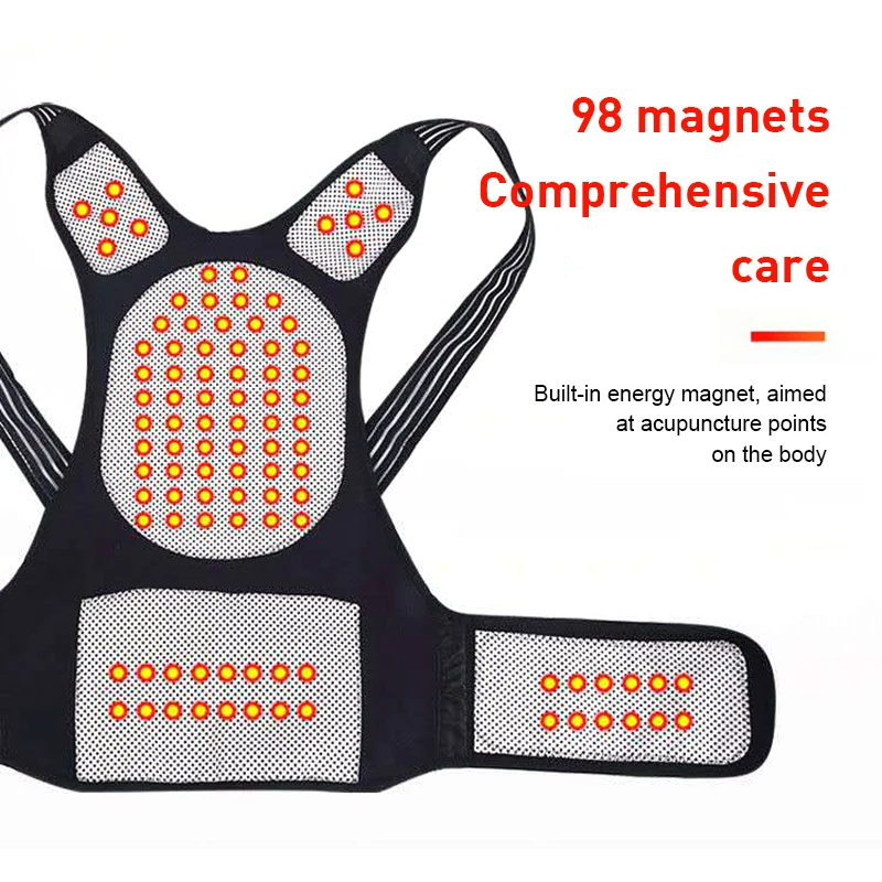 Tourmaline Heating Vest Back Waist Protector Magnetotherapy Multi-function Health Lumbar Intervertebral Disc Painless