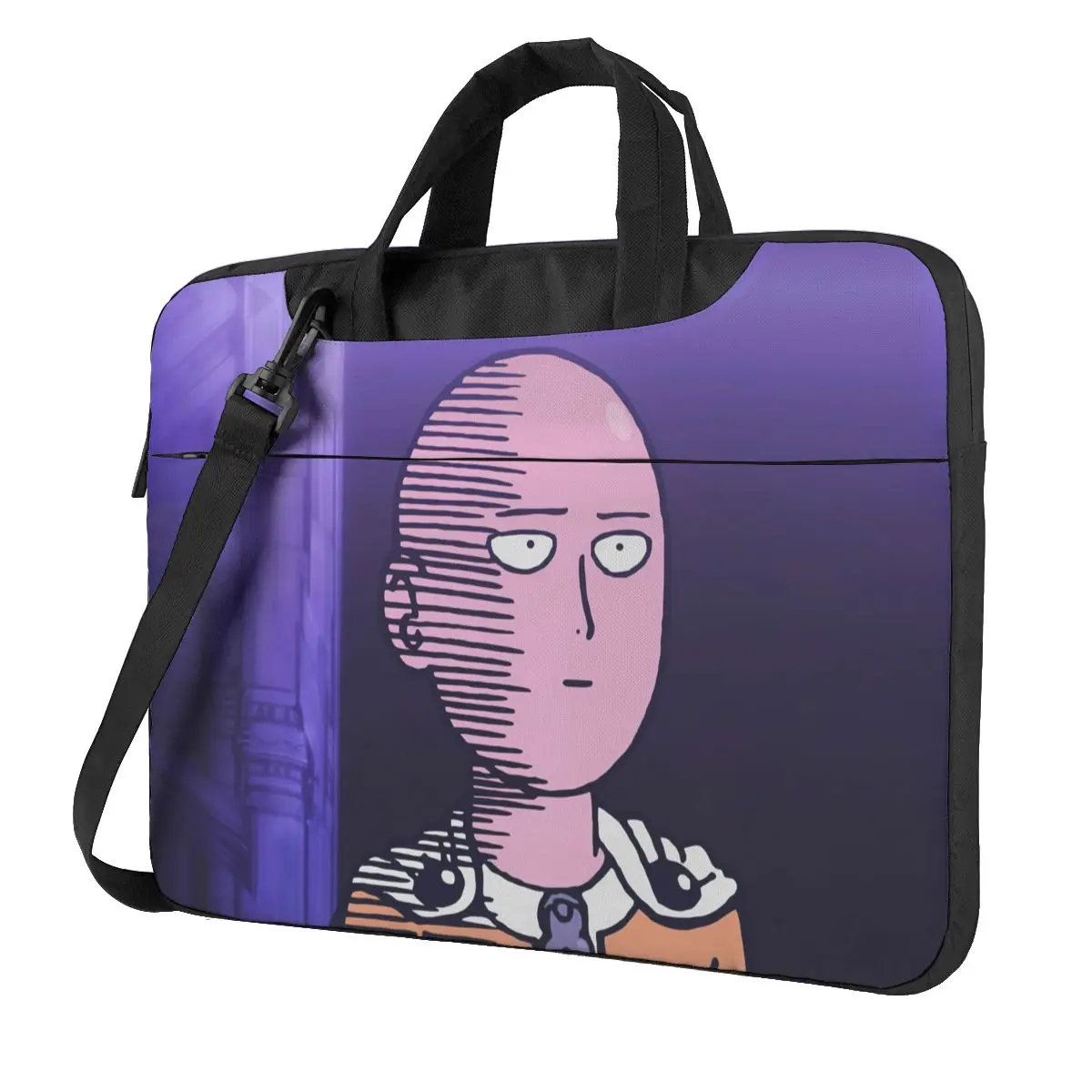 

Anime - One-Punch Man Laptop Bag Case Protective Vintage Computer Bag Bicycle Crossbody Laptop Pouch