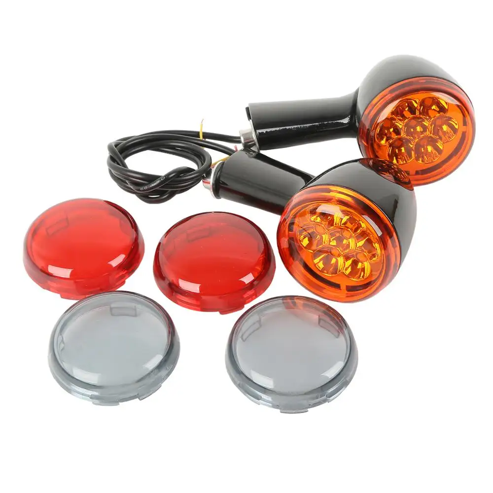 Motorcycle Front LED Turn Signals Lights For Harley Sportster XL883 1200 1992-2022 2020