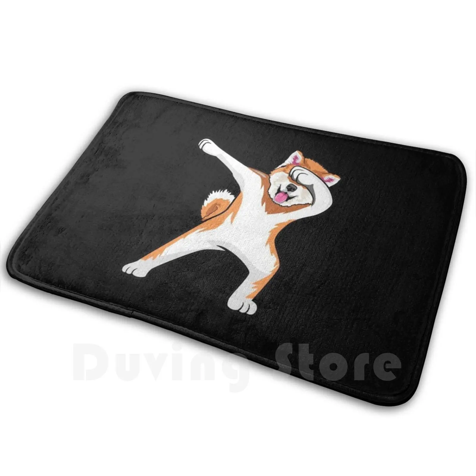 Bdaz Dabbing Akita Dancing Dog Funny Humor Carpet Mat Rug Cushion Soft Akita Akita Inu Dog Dogs Animal Dog Lover