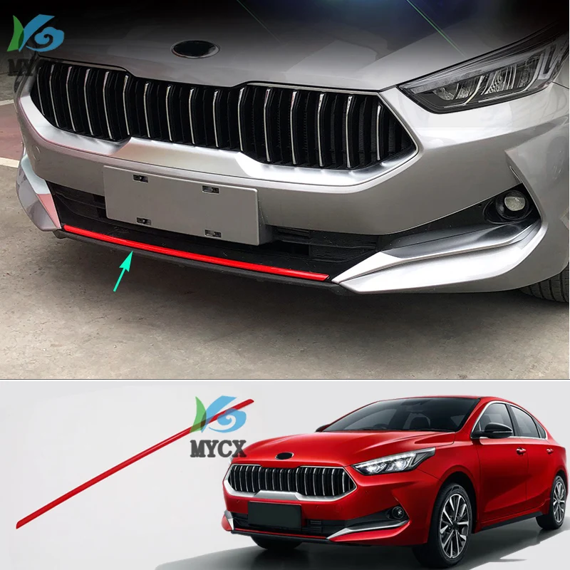 

For Kia Cerato New generation K3 2019 Front bumper Cover Trim Decoration ABS Chrome Car Accessories Auto Styling