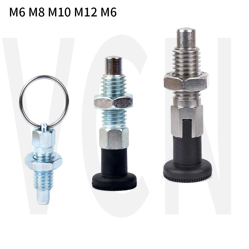 30/50/100PCS, Wholesale! Spring Pins,Indexing Plungers,Return Type,Index Bolts,,M6M8M10M12 M16 Locking Spring Screw, Spring Plun