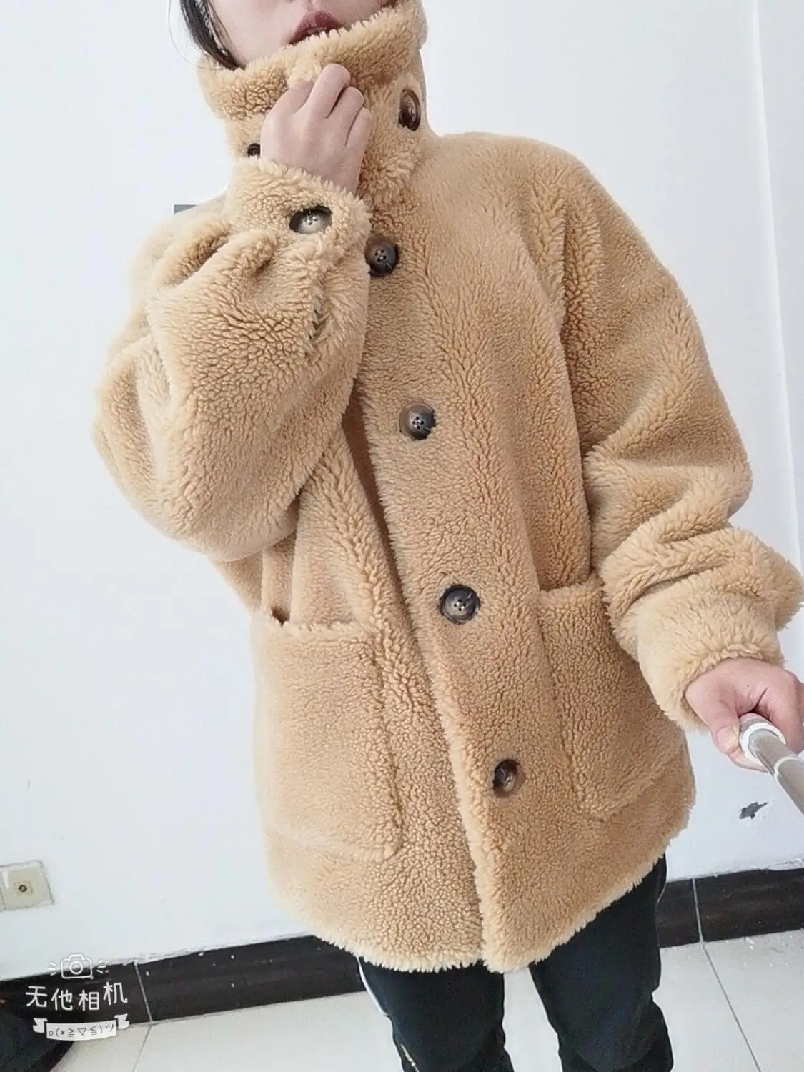 Fur Coats Woman 2021 Autumn Winter Warm Fur Jacket For Women Sheep Shearing Outwear Soft Fluffy Jacket White