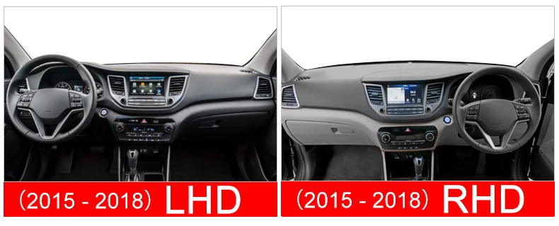 Tappetini auto HYUNDAI TUCSON III TL (2015-2018) Anelli metallici 15mm