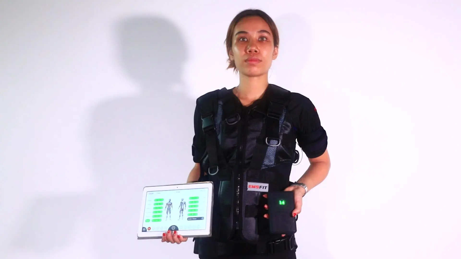 Weight Loss Muscle Workout EMS Suit Vest Machine With Energy Box For Women Or Men