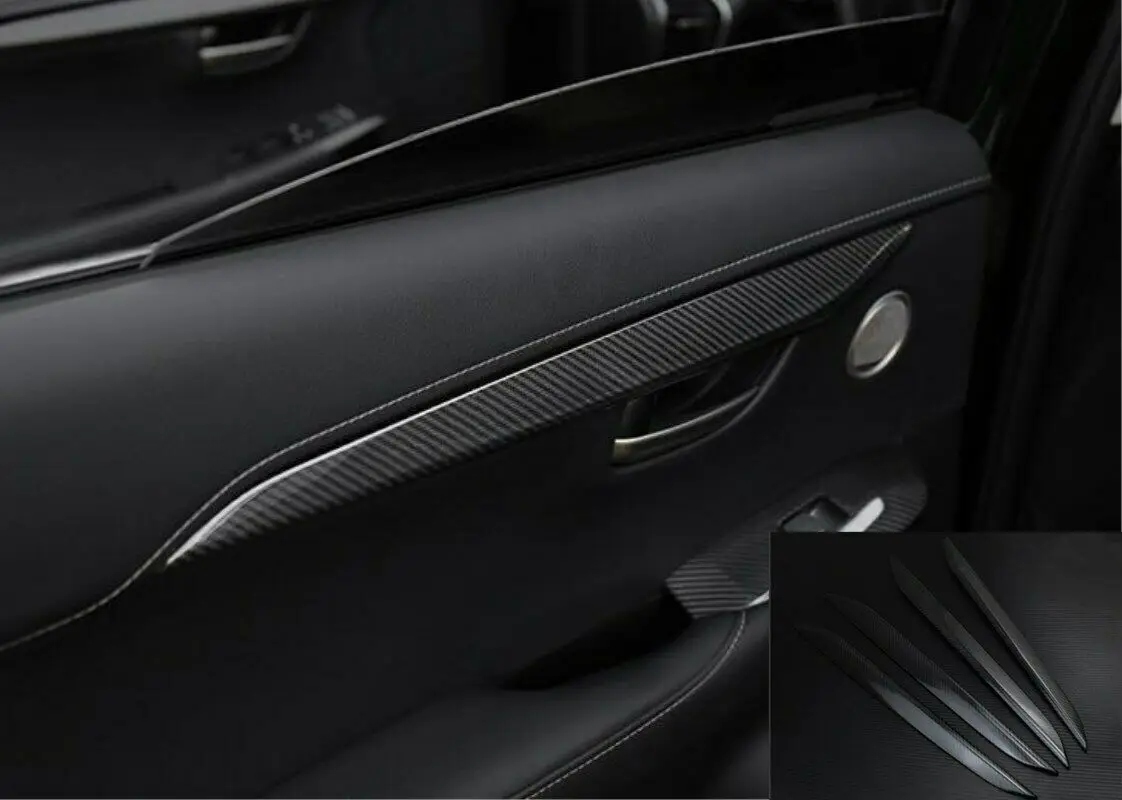 Carbon fiber Door Stripe Decoration Cove Trim For Lexus NX200 NX200t 2015-2019 car modification