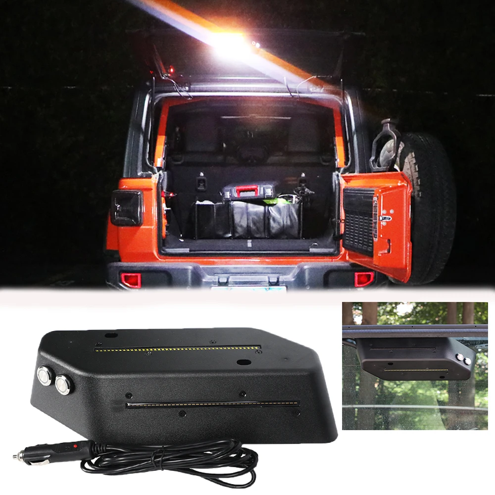 

Dual White LED Cargo Light Trunk Lamp Amber Signal Warning Light Bright Signal Warning Light Dual For Jeep Wrangler JL 2018-2020