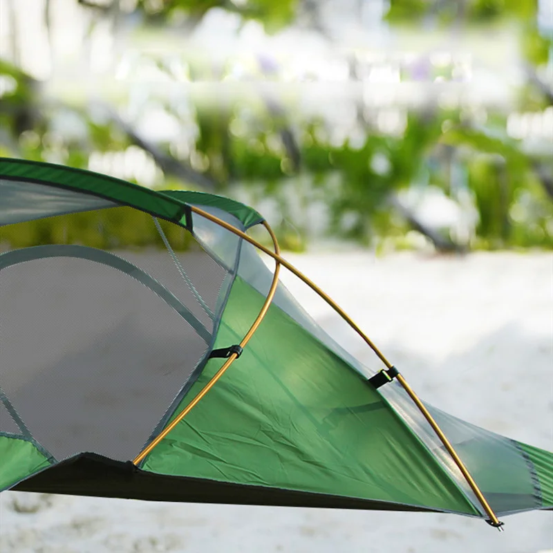 Outdoor Garden Camping Hiking Rally Bed Double Layer Rainproof 2 Person Hanging Tent Sun Shelter Tree Hammock Home In The Air