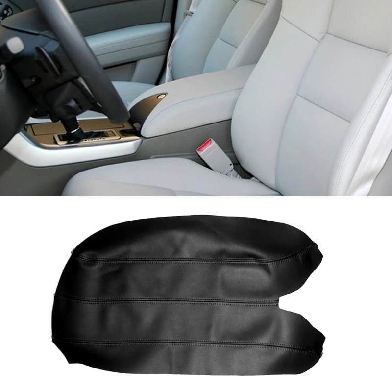 For Acura RDX 2007 2008 2009 2010 2011 2012 Microfiber Leather Center Console Armrest Box Cover Protection Trim