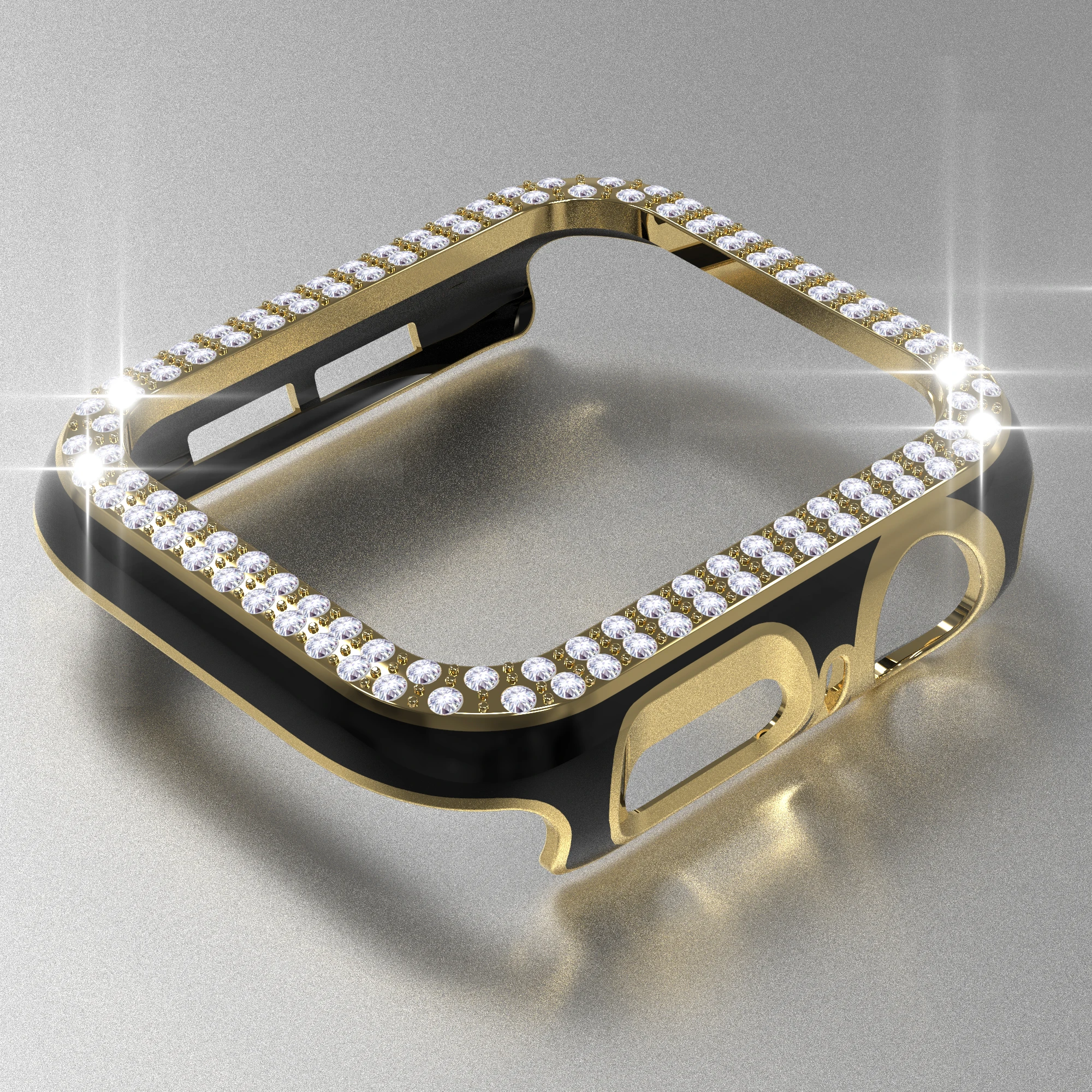 Screen Protector For Apple Watch,New Style Fashion iWatch Case Cover Accessories(Hard PC Two Tone Color Without Build-in Screen)