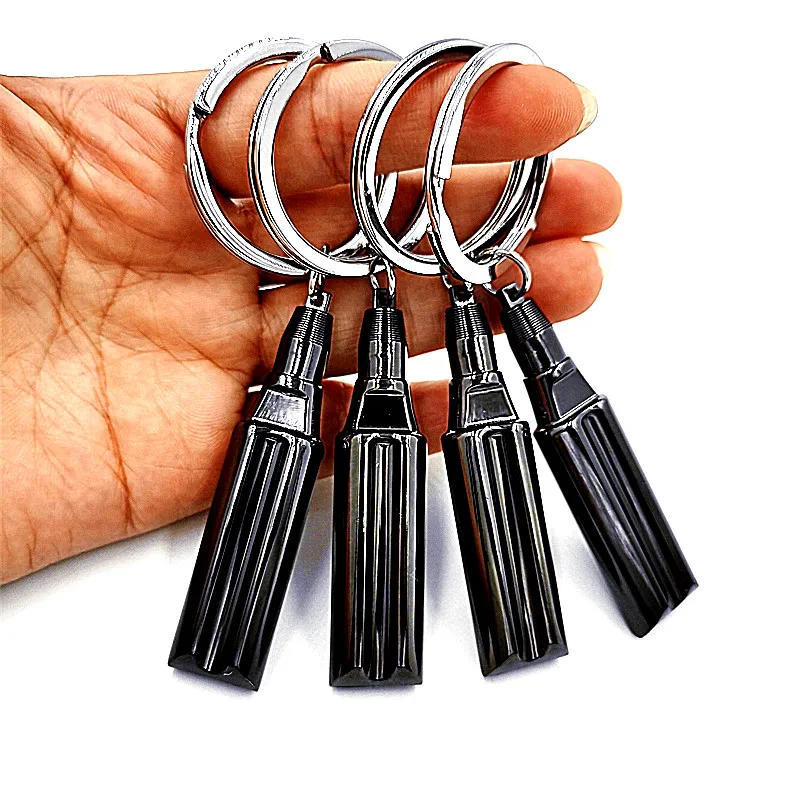 Ya.x Keychain Pendant Oilfield Tricone Three Cone Rotary Drill bit Pendants oil well oilfields jewelry gifts souvenirs