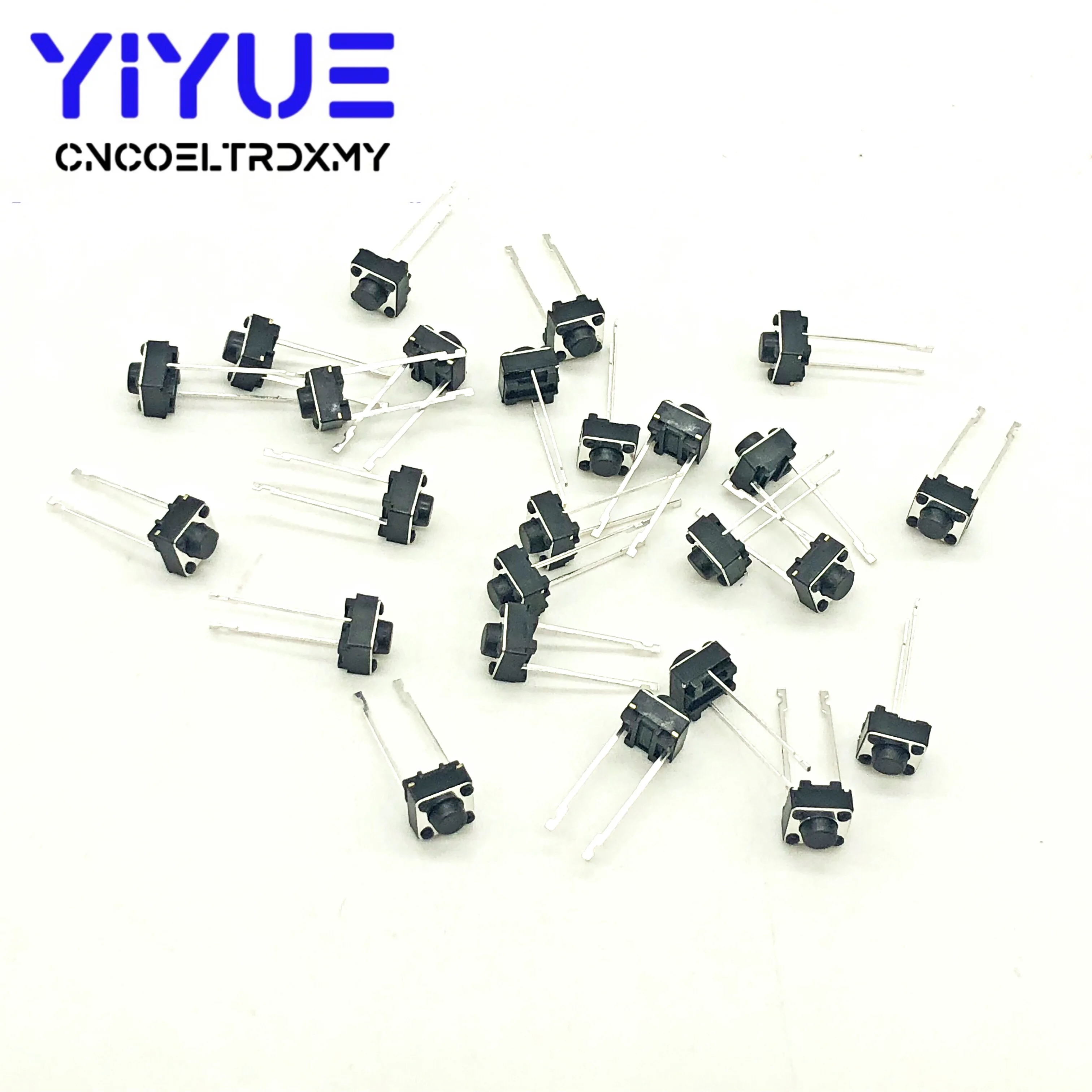 1000pcs 6*6*2 mm Middle 2 pins Micro Switch Tactile Push Button Switches 6x6x2mm