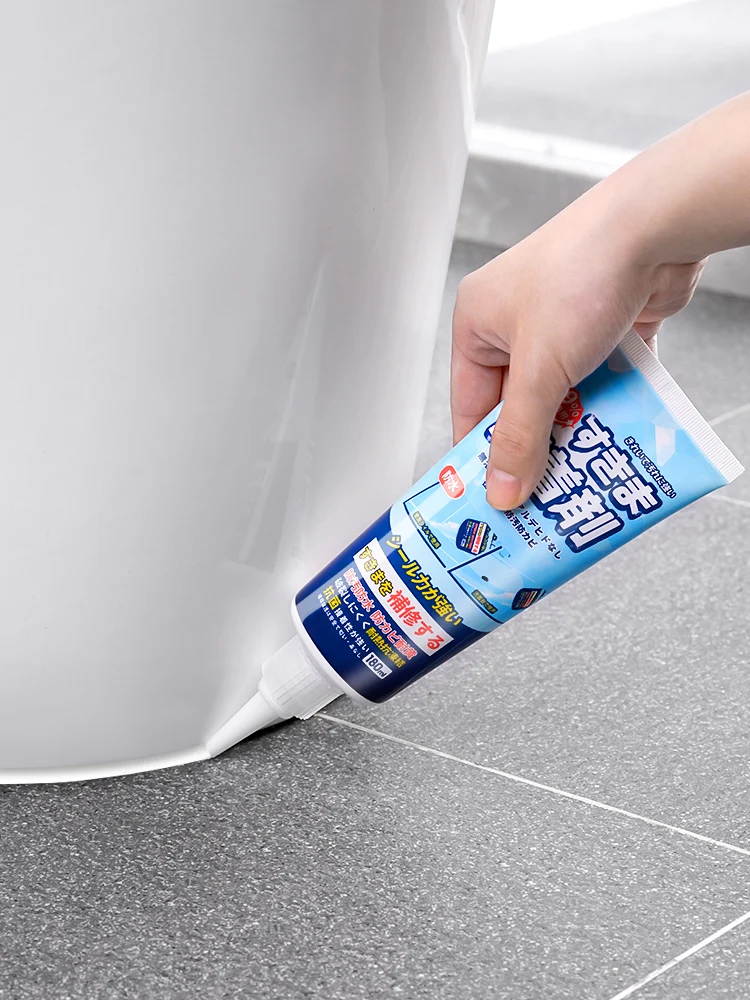 Japan Beauty Grout Kitchen Sink Edge Sealing Tile Gap Cleaner Toilet Waterproof Mildew Bathroom Water Retaining Strip