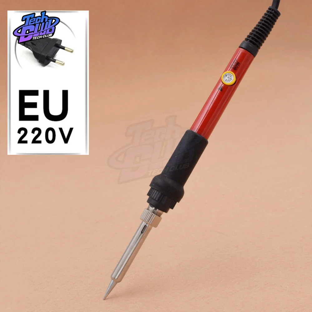 60W 220V Electric Soldering Iron Set Adjustable Temperature Welding Tools EU Plug Welding Equipment Tool