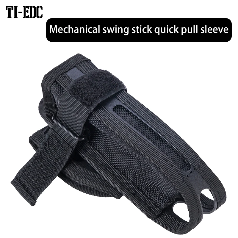 360 Degree Rotating Telescopic Baton Pouch, Expandable Baton and Flashlights Holsters,Tactical Molle Nylon Holster Duty Belt bag