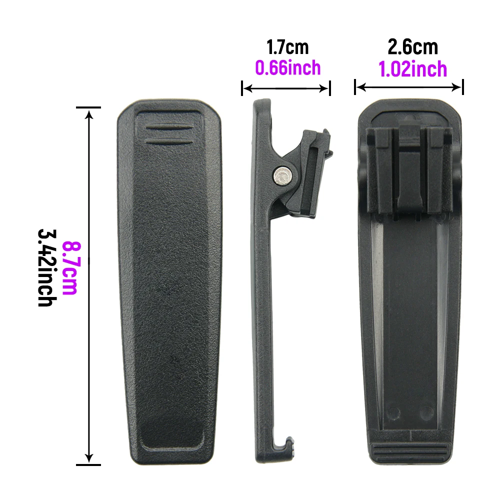 Walkie Talkie Belt Clip for ICOM BP-279 BP-280 BP-280LI Radio/Battery( ICOM F1000, F2000, F1000D, F2000D, F1000S, F2000T)