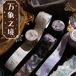 30mm wide Dream stars laser Masking Washi Tape Magic map Decorative Adhesive Tapes Decora Scrapbooking Sticker Label Stationery