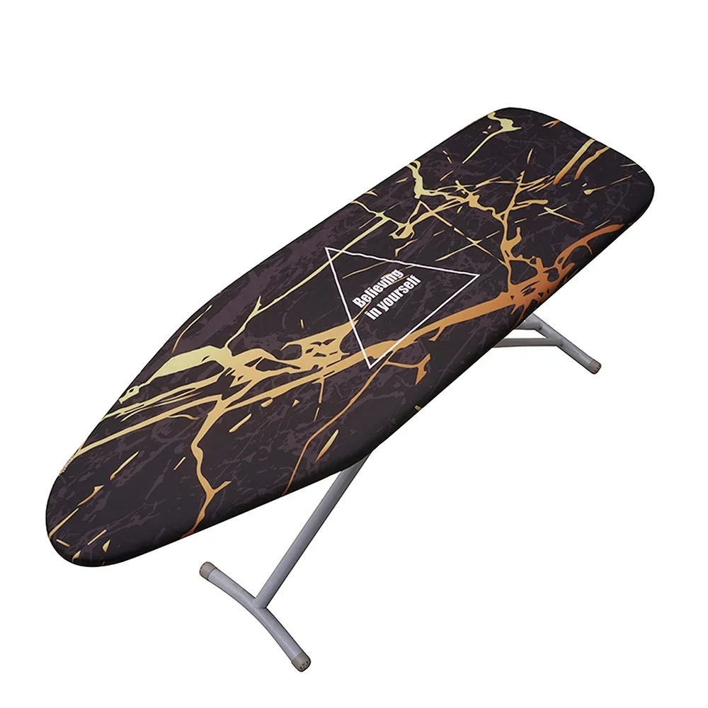 Marble Print Ironing Board Cover Protective Insulation Ironing Mat Non-Slip Thickened Ironing Cloth Guard Pressing Pad Washable