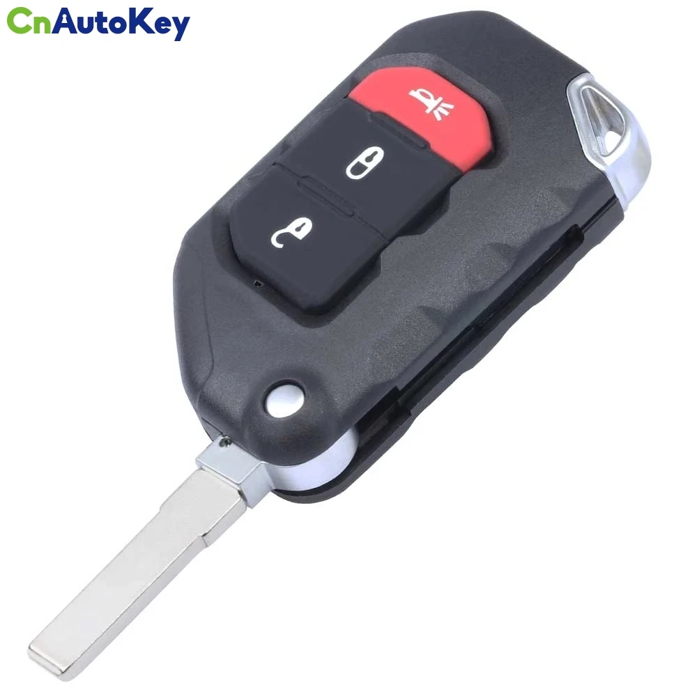 CN086041 Flip Remote Key for Jeep Wrangler Gladiator 2018-2022 Remote Control With 433MHz 4A Chip FCC ID: OHT1130261 68416784AA