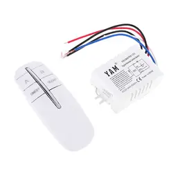 220V Wireless Digital Remote Control Switch ON/OFF Lamp Light Wall Remote Switch