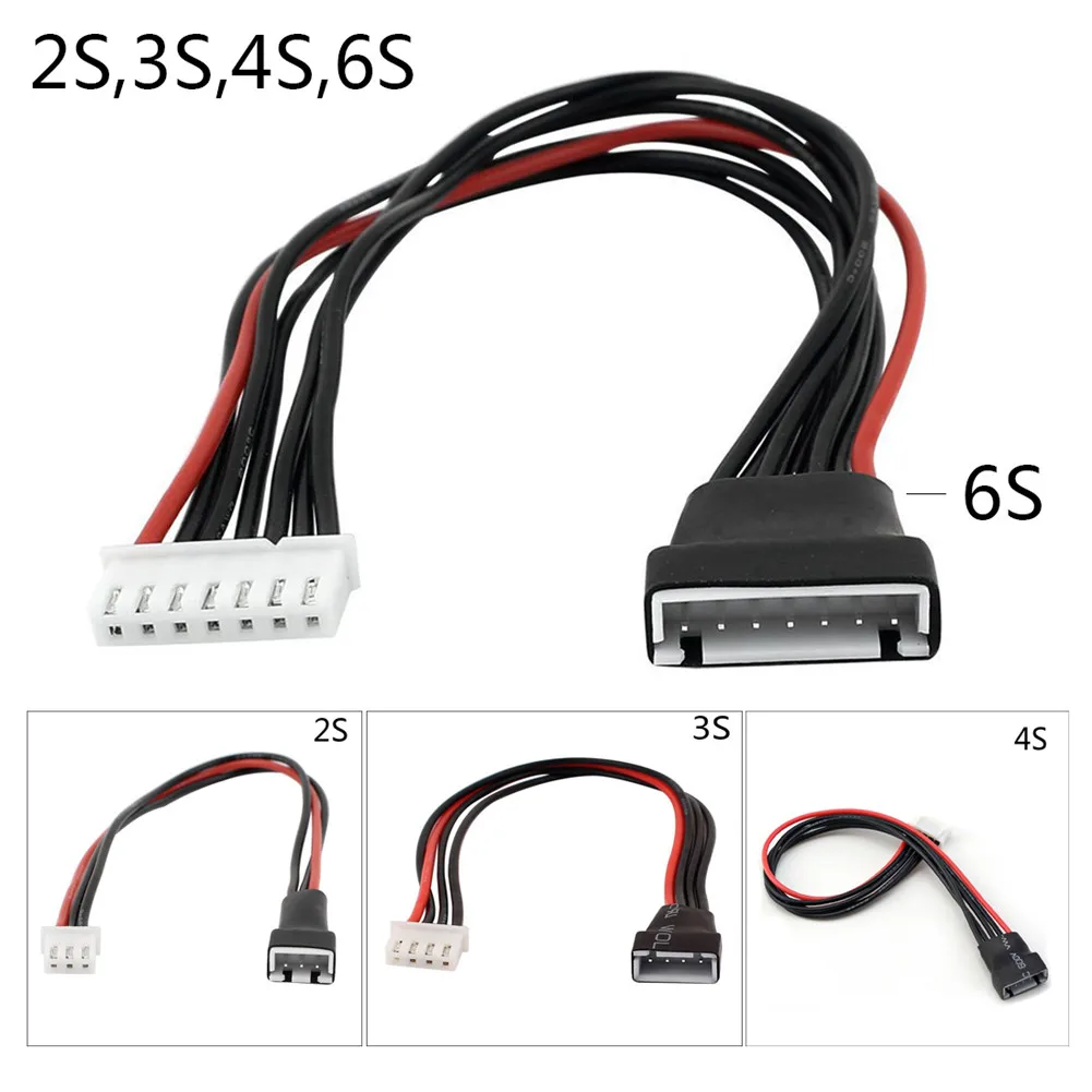 RC 2S,3S,4S,6S Lipo Battery JST-EH Adapter Plug Balance Charger Cable Extension Charged Cable Lead Cord For RC Battery Charger