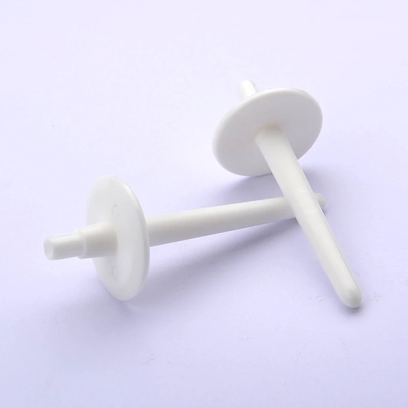 2pcs/Set White Plastic Spool Pins Stand Holder Sewing Machine Parts Accessories Fits top Bobbin Winders