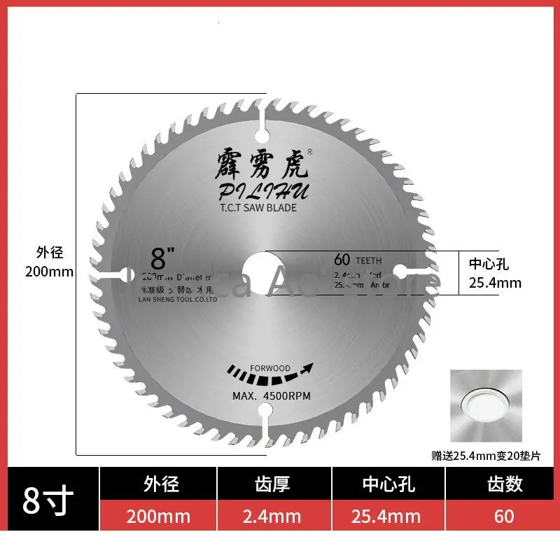 110-230Mm Dụng Cụ Điện Lưỡi Cưa Điện Cưa Đĩa Cắt 10 Inch Lưỡi Cưa Máy Mài Góc Phụ Kiện gỗ Cắt