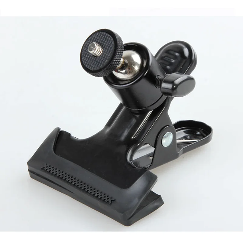 Suporte de cabeça de parafuso para fotografia, grampo universal de 1/4 polegadas com braçadeira multifuncional para fotografia e câmera de iluminação, acessório de substituição para estúdio fotográfico