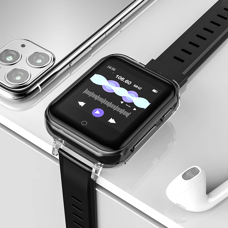 Reloj con Bluetooth, reproductor MP3, altavoz incorporado, podómetro, despertador, música, ebook, grabación, radio, vídeo, calendario, cronómetro