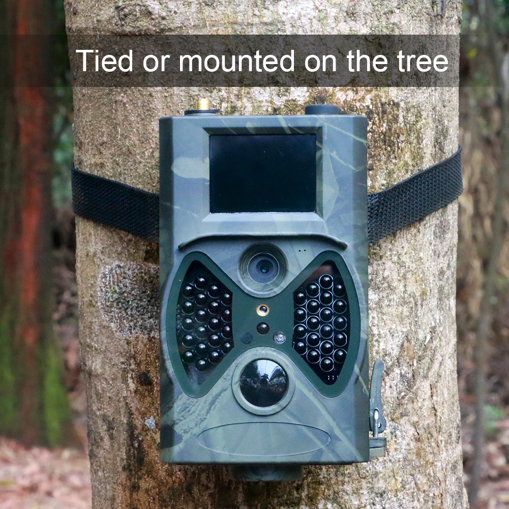 كاميرا تعقب الصيد 16MP 1080P للرؤية الليلية صور الفخاخ كاميرات الحياة البرية كاميرات رقمية تعمل بالأشعة تحت الحمراء HC300A