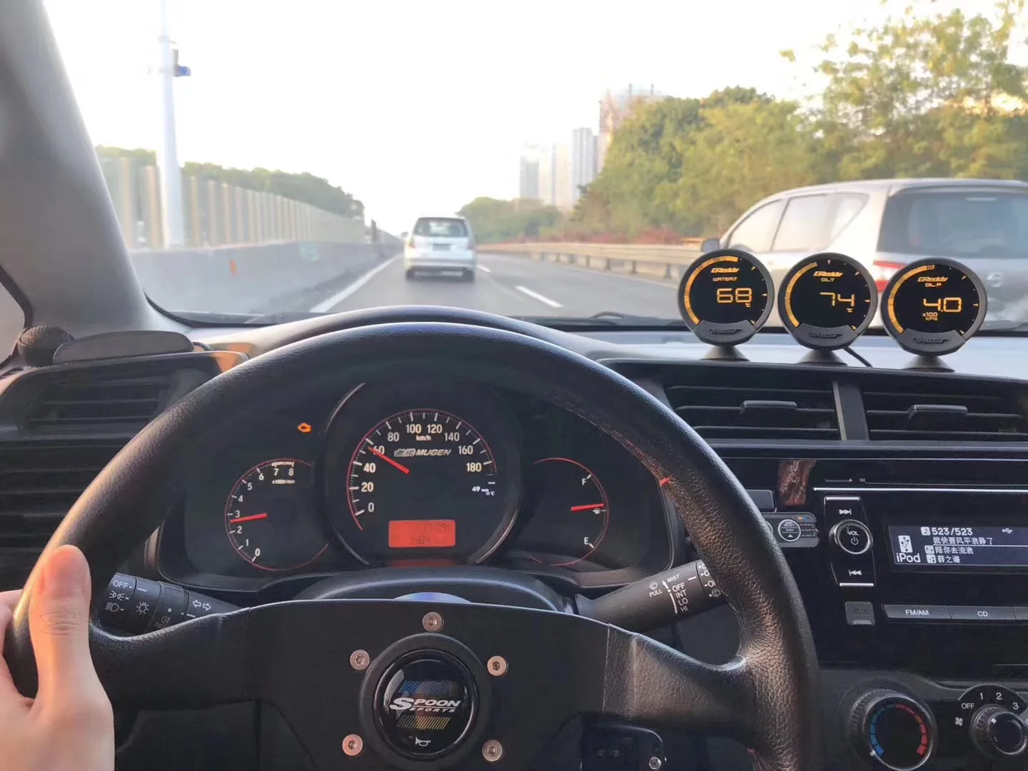 Greddi Sirius 7 Colors LCD Head Up Display Boost Water&Oil Temp Oil Press RPM Fuel Pressure Air-fuel Ratio EGT Gauge