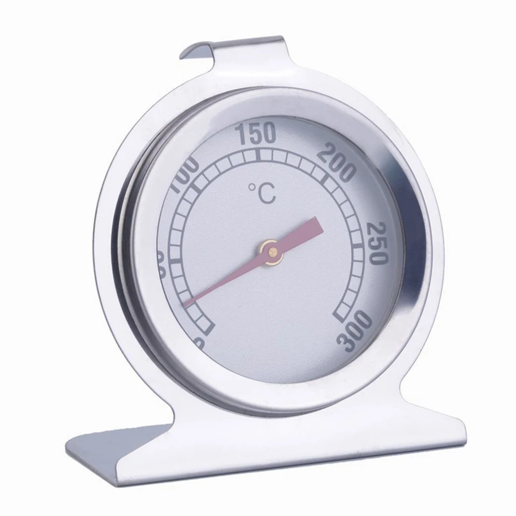 Oven Thermometer Cooking Temperature Gauge Glass Dial Household BBQ