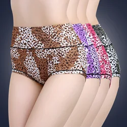 Ropa Interior Femenina Women  Leopard Print Circle Shredded Milk Soft Lady's Panties Plus Size 6XL Tall Waist  Underwears