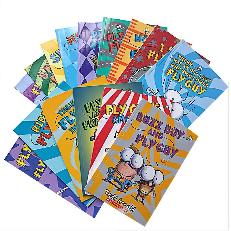 15 bücher/Set Englisch Usborne Bücher für Kinder Kinder Bild Bücher Baby Berühmte Geschichte Die Fly Guy Serie Spaß lesen Geschichte Buch