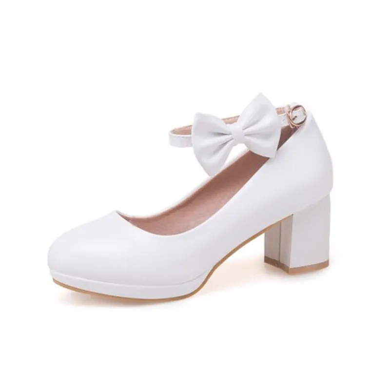 

Children Girls Leather Shoes White Princess High Heel Shoes For Kids Girls Performance Dress Student Show Dance Sandals