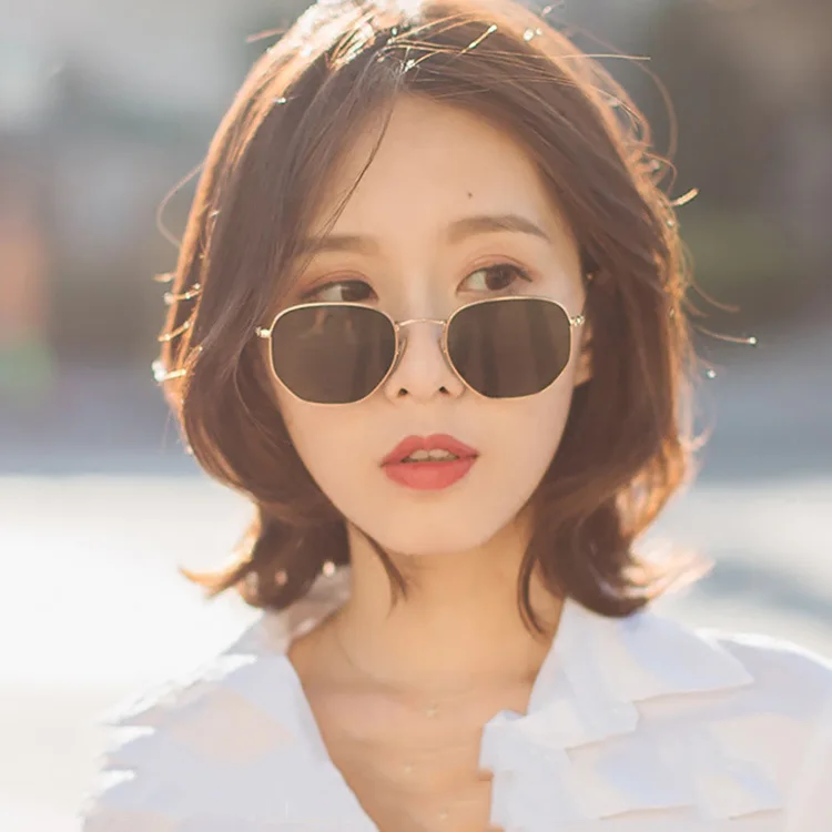 Dress Up Retro Trend Sunglasses Vintage Street Shot Women Girl Sun Glasses Alloy Frame Eyewear UV400 Eyeglass