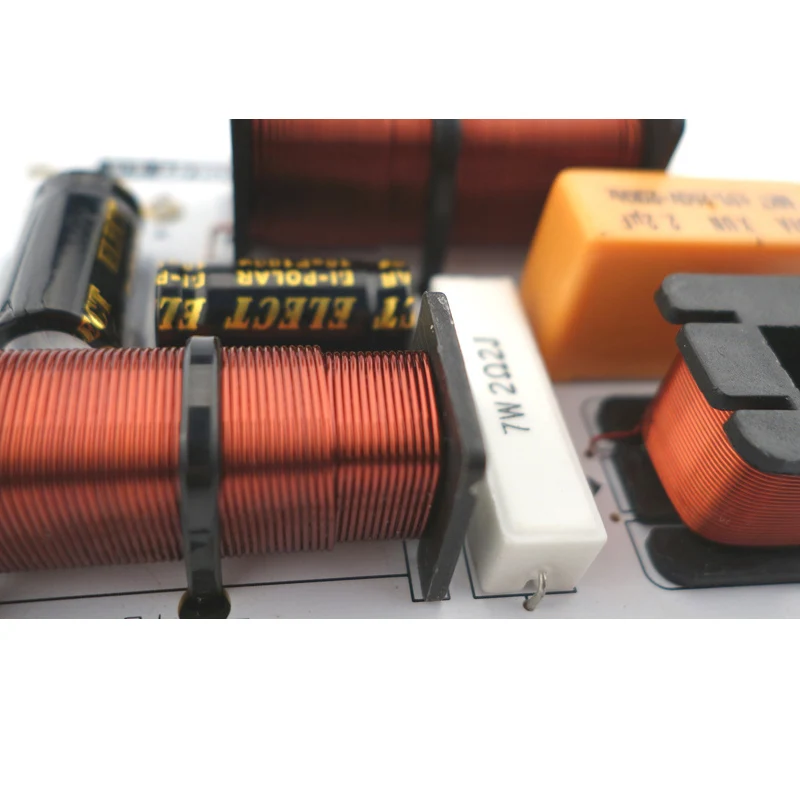 HIFIDIY LIVE OK-3801C 3 Way 3 speaker Unit (tweeter + mid +bass )HiFi Home Speakers audio  Frequency Divider Crossover Filters