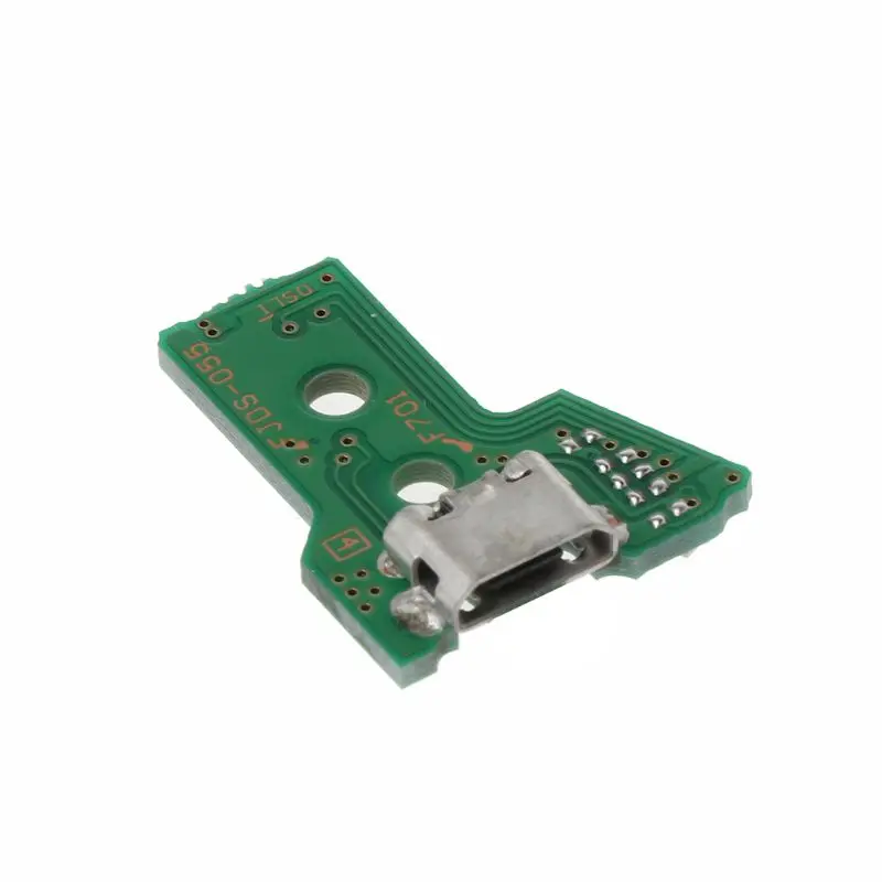 استبدال USB شحن ميناء شاحن المقبس مجلس وحدة ل JDS-055 تحكم لاسلكي مع 12 دبوس الكابلات المرنة