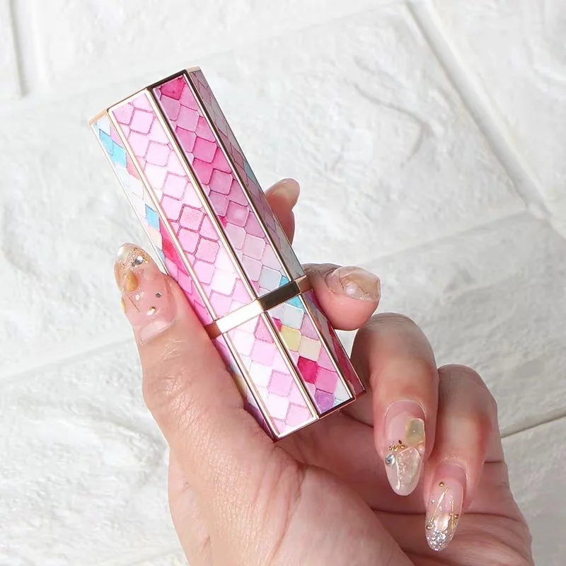 Marble Lipstick Tube 12.1mm Diy Lip Balm Tubes Homemade Lip Stick Beauty Lipstick Balm Containers Empty Lip Gloss Tubes Travel