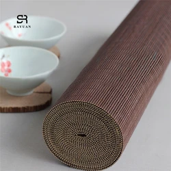 RAYUAN Bamboo Table Runner Placemat Tea Mats Table Placemat Pad Ceiling Decor Home Cafe Restaurant Decoration