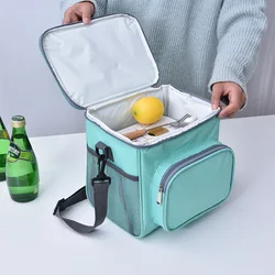 Borsa da Picnic portatile scatola da pranzo isolata termicamente borsa termica borsa termica zaino impermeabile Bento Pouch borse per la conservazione degli alimenti scolastici