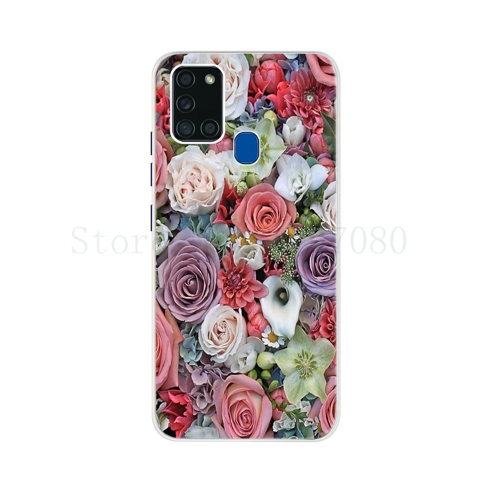 DIY Soft Silicone Phone Case For Samsung Galaxy A21s Case Mobile Phone Accessories For Samsung A21s SM-A217F/DSN Back Cover