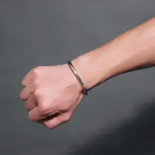 Vintage Mobius Stainless Steel Bangle #4